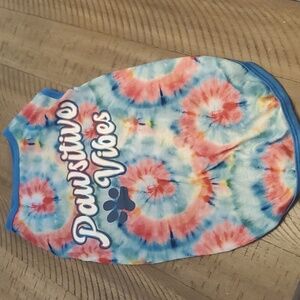 Pawsitive vibes dog tee